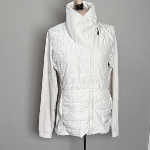 New Balance Women's Cream Quilted Jacket